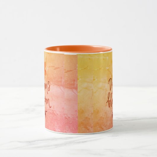 夢が新たに咲く マグカップ (中央)