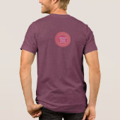 夢が新たに始まる トライブレンドＴシャツ (裏面)
