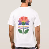 夢が新たに始まる Tシャツ (裏面)