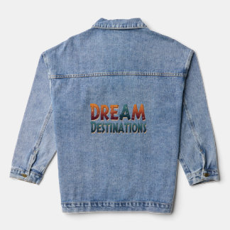 夢が目的地Tシャツを実現 デニムジャケット