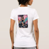 夢が自由T感動的シャツを煽る Tシャツ (裏面)