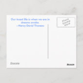 夢が覚める ポストカード (裏面)