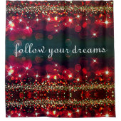 夢が輝後を追くシャワーカーテン シャワーカーテン (正面)