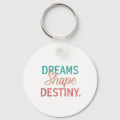 「夢が運命を形作る」 キーホルダー (裏面)