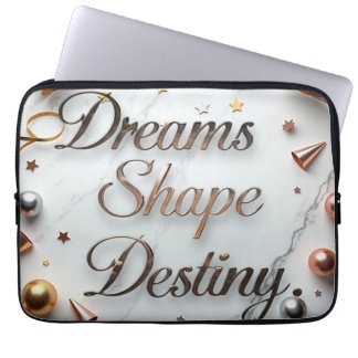 夢が運命を形作る ラップトップスリーブ