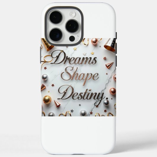 夢が運命を形作る Case-Mate iPhoneケース (裏面)