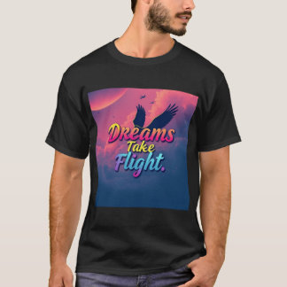 夢が飛ぶ Tシャツ