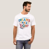 「夢が飛んでくはっきりしたる鮮やか」 Tシャツ (正面フル)