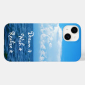 夢それを望む実現it引用文海デザインケース – Case-Mate iPhoneケース (裏面 (横))