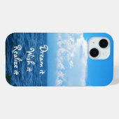 夢それを望む実現it引用文海デザインケース – Case-Mate iPhoneケース (裏面 (横))