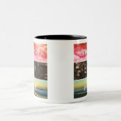 夢それを生きるやる気を起こさせる引用文 ツートーンマグカップ (中央)