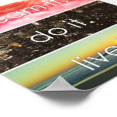 夢それを生きるやる気を起こさせる引用文 ポスター (角)