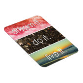 夢それを生きるやる気を起こさせる引用文 マグネット (右側)