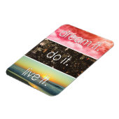 夢それを生きるやる気を起こさせる引用文 マグネット (左側)