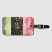 夢それを生きるやる気を起こさせる引用文 ラゲッジタグ (正面横)