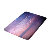 夢それを行う紫色のピンクの海サンセット写真 バスマット (アングル)