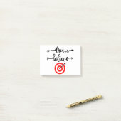 夢で~を信じ得る ポストイット (デスク上)