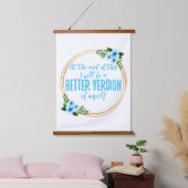 夢とゴールに関する短い主張 吊り下げ型タペストリー (寝室)