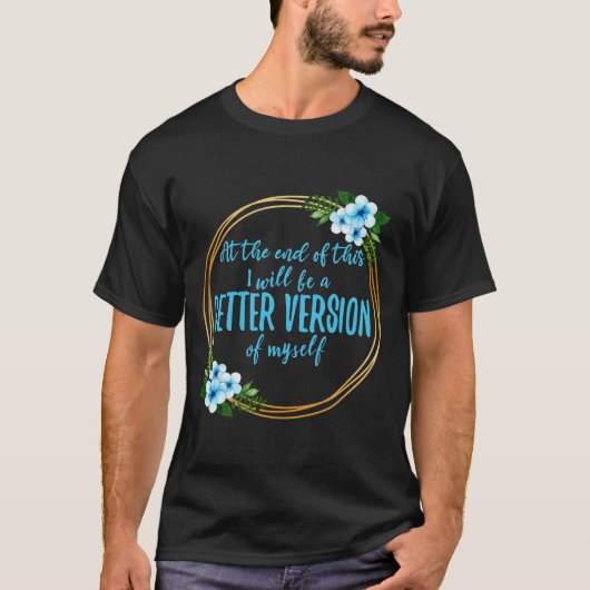 夢とゴールに関する短い主張 Tシャツ (正面)