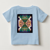 夢とモノグラムの作成 ベビーTシャツ (裏面)