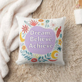 夢と夢信じと成し遂げ クッション (ブランケット)