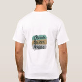 夢と夢信じと成し遂げ Tシャツ (裏面)
