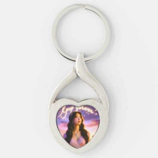 夢と星：祝のK-Foreverポップ・アートの キーホルダー (正面)