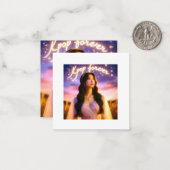 夢と星：祝のK-Foreverポップ・アートの ノートカード (正面/裏面インサイチュ)