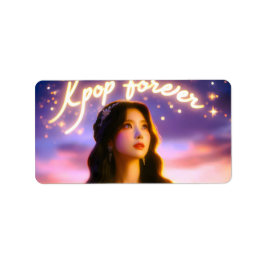 夢と星：祝のK-Foreverポップ・アートの ラベル