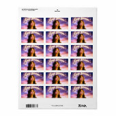 夢と星：祝のK-Foreverポップ・アートの ラベル (フルシート)