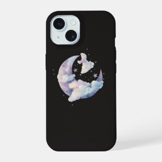 夢と月と雲のスマホケース iPhone 15ケース