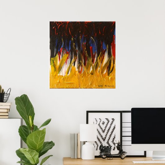 夢と現実の痛み – A Gabriel McGarry ポスター (ホームオフィス)