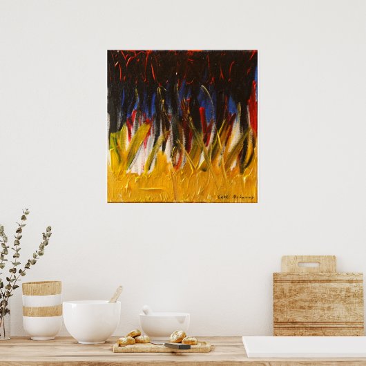 夢と現実の痛み – A Gabriel McGarry ポスター (キッチン)