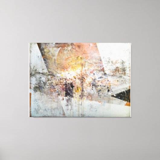 夢と現実 キャンバスプリント (正面)