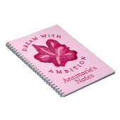 夢と野望引用文 ノートブック (右側)