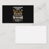 夢にも思わなかったすごいパパトラックドライバー 名刺 (正面/裏面)