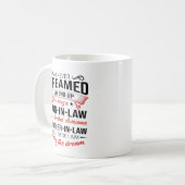 夢にも思わなかった – 義理の息子への贈り物 コーヒーマグカップ (正面左)