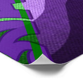 夢に向かう道を歩むウォールアート ポスター (角)