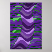 夢に向かう道を歩むウォールアート ポスター (正面)