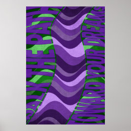 夢に向かう道を歩むウォールアート ポスター