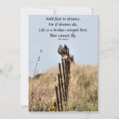 夢に向かって速く持ち続ける 招待状 (正面)