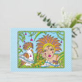 夢に導かれる_フラットカード7"x5" (スタンド正面)