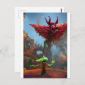 夢に打ち込む ポストカード (正面/裏面)