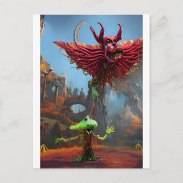 夢に打ち込む ポストカード