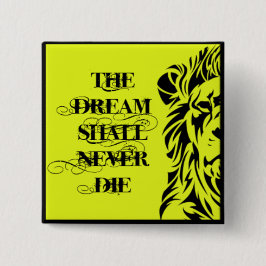 "夢に決して死にません記章を付けないで下さい 缶バッジ