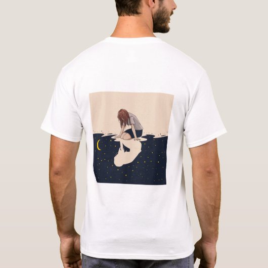 夢に沈む。 Tシャツ (裏面)