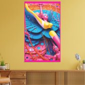 夢に繋がる – ケン・ゲージ・アート キャンバスプリント (インサイチュ (リビング))