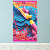 夢に繋がる – ケン・ゲージ・アート キャンバスプリント (インサイチュ (ウッドフロア))