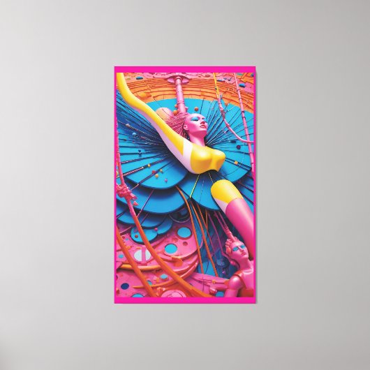 夢に繋がる – ケン・ゲージ・アート キャンバスプリント (正面)