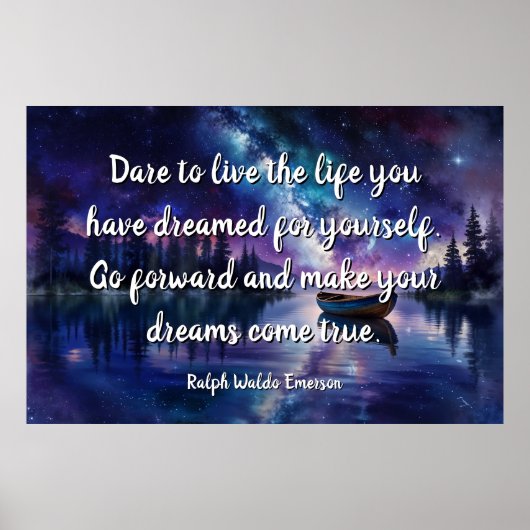 夢に見た人生を敢えて生きる ポスター (正面)